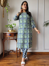 New Exclusive Hand  block printed Stitched Cotton  Kurtis with Pant